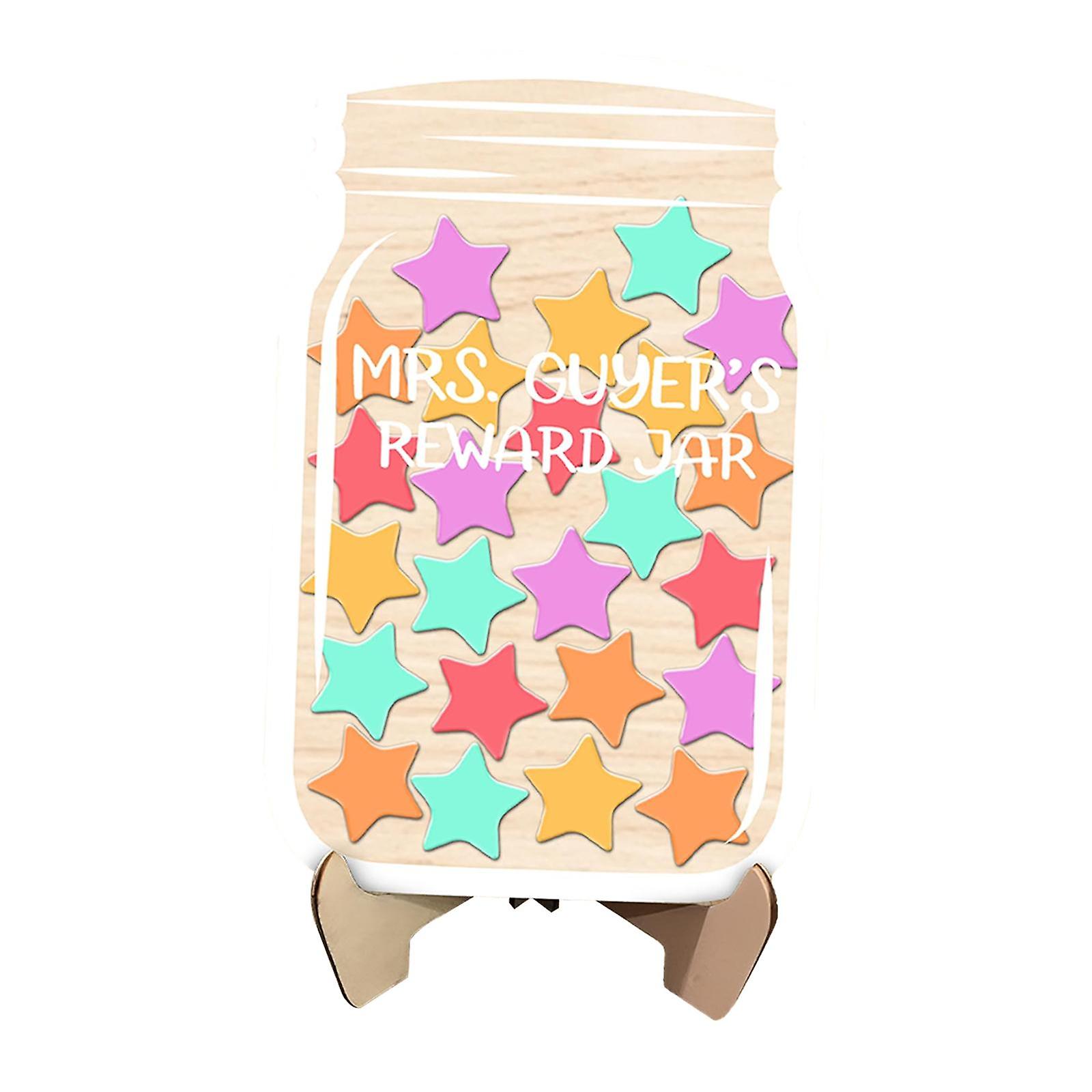 Personalized Stars Reward Bottle For Brushing Daily Reading Whiteboard Teaching