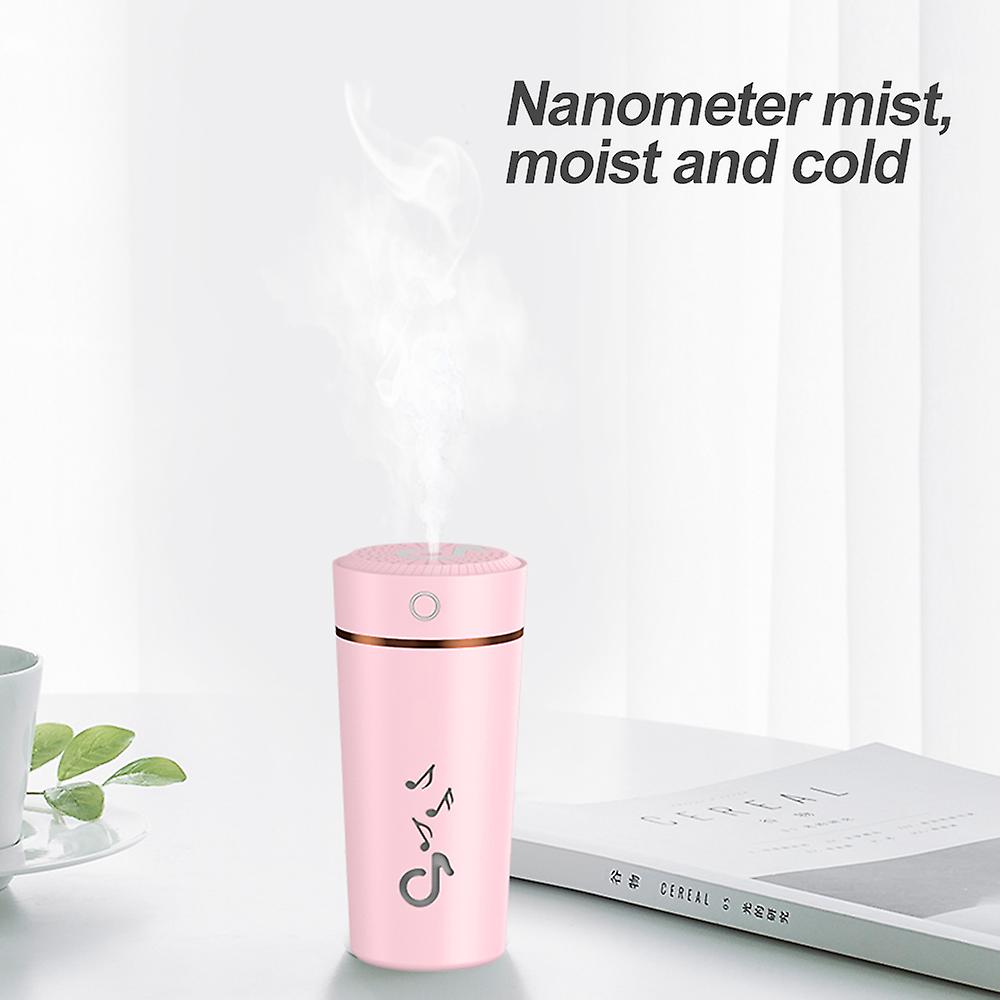 200ml Usb Humidifier Cup Multi-color Night Lamp Aromatherapy Portable Silent For Home Office Car White