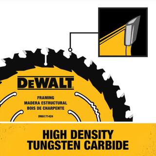 DW 7-14 in. 24-Tooth Circular Saw Blades (2-Pack) DWA1714242