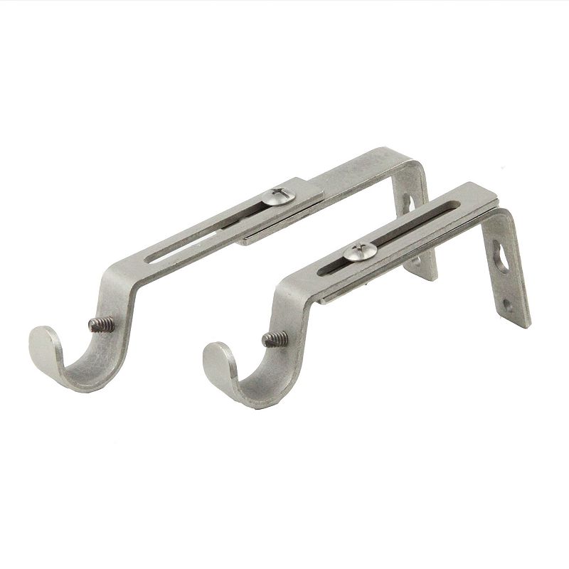 Rod Desyne 2-pk. Adjustable Curtain Rod Brackets