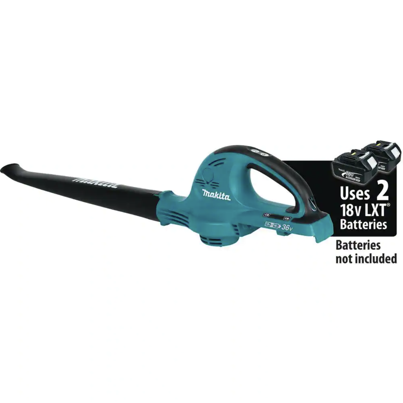 Makita 208 MPH 155 CFM 18-Volt X2 (36-Volt) LXT Lithium-Ion Electric Cordless Leaf Blower， Tool-Only (XBU01Z)