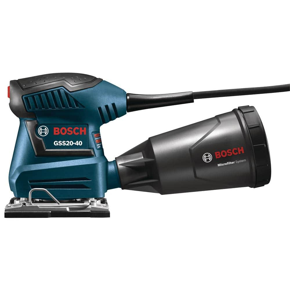 Bosch 2 Amp 1/4 in. Corded Sheet Orbital Finishing Sander GSS20-40