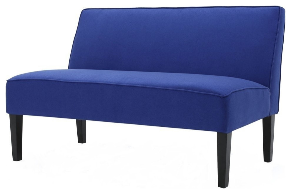 GDF Studio Charlotte Modern Simple Elegant Fabric Loveseat   Contemporary   Loveseats   by GDFStudio  Houzz