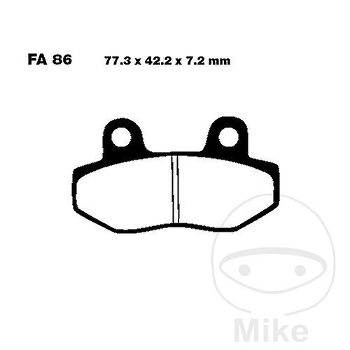 CPI Bravo 125 12 EBC Scooter Organic Front Brake Pads SFA086