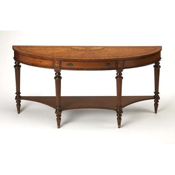 Butler Connoisseur's Demilune Console