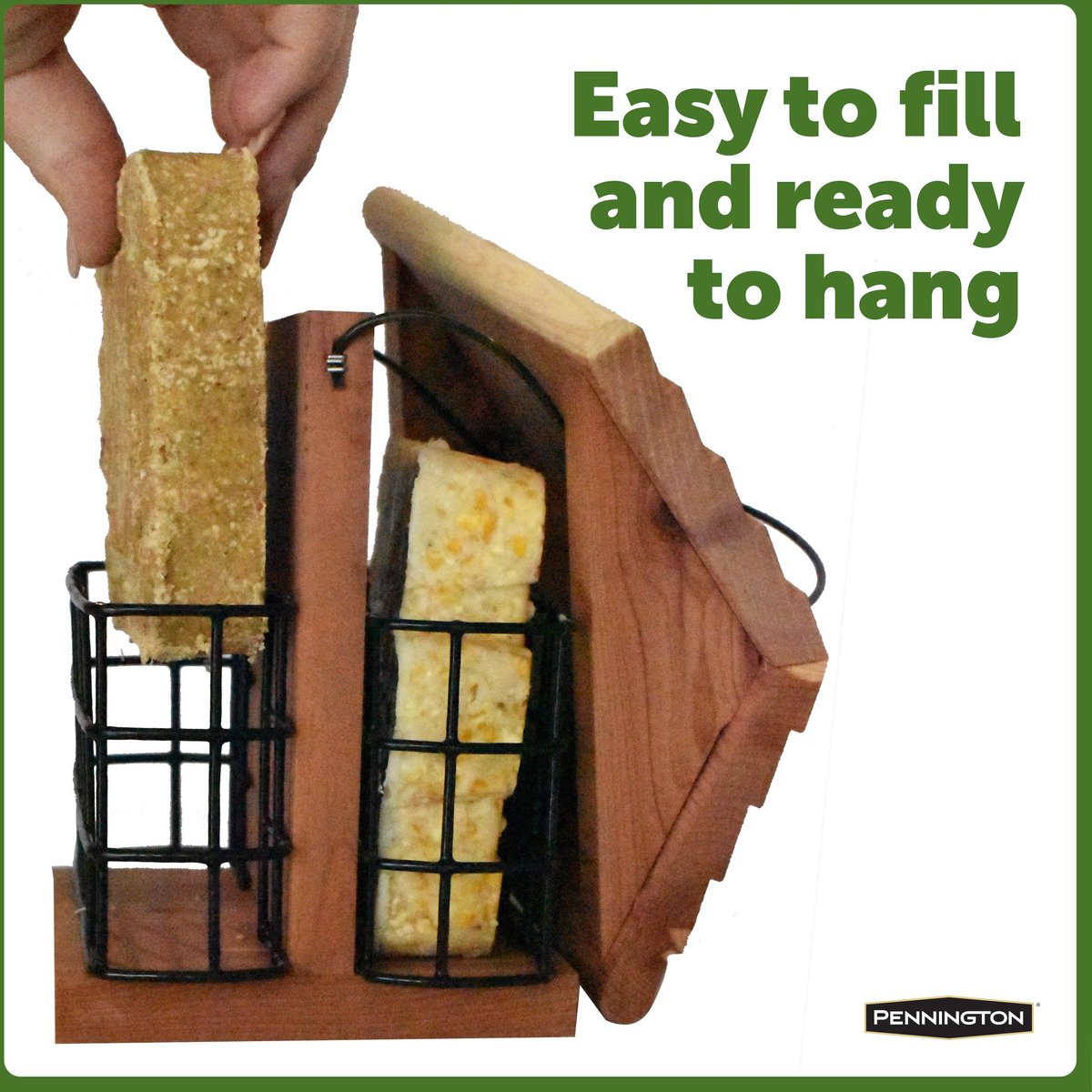 Pennington Cedar Suet Station Bird Feeder