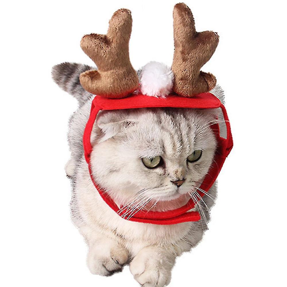 2 Pieces Cat Hats Cat Costumes Soft Cap Adjustable Accessories Breathable Head Wear For Cat