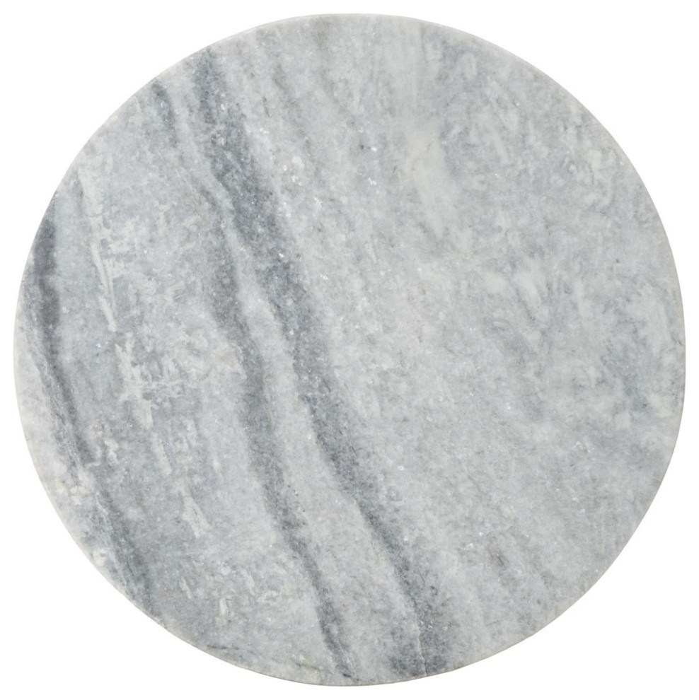 Safavieh Couture Valentia Round Marble Accent Table   Transitional   Side Tables And End Tables   by Safavieh  Houzz