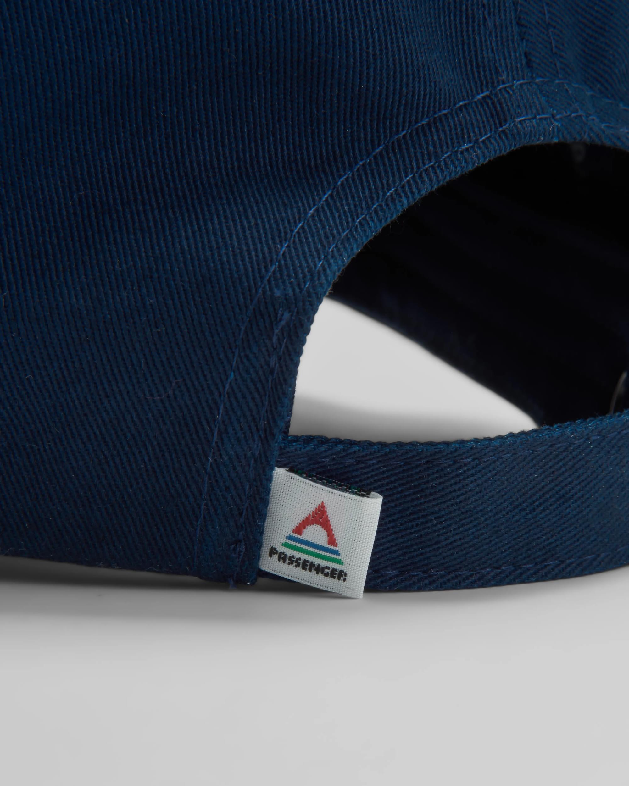 Classic Recycled Cotton 6 Panel Cap - Rich Navy