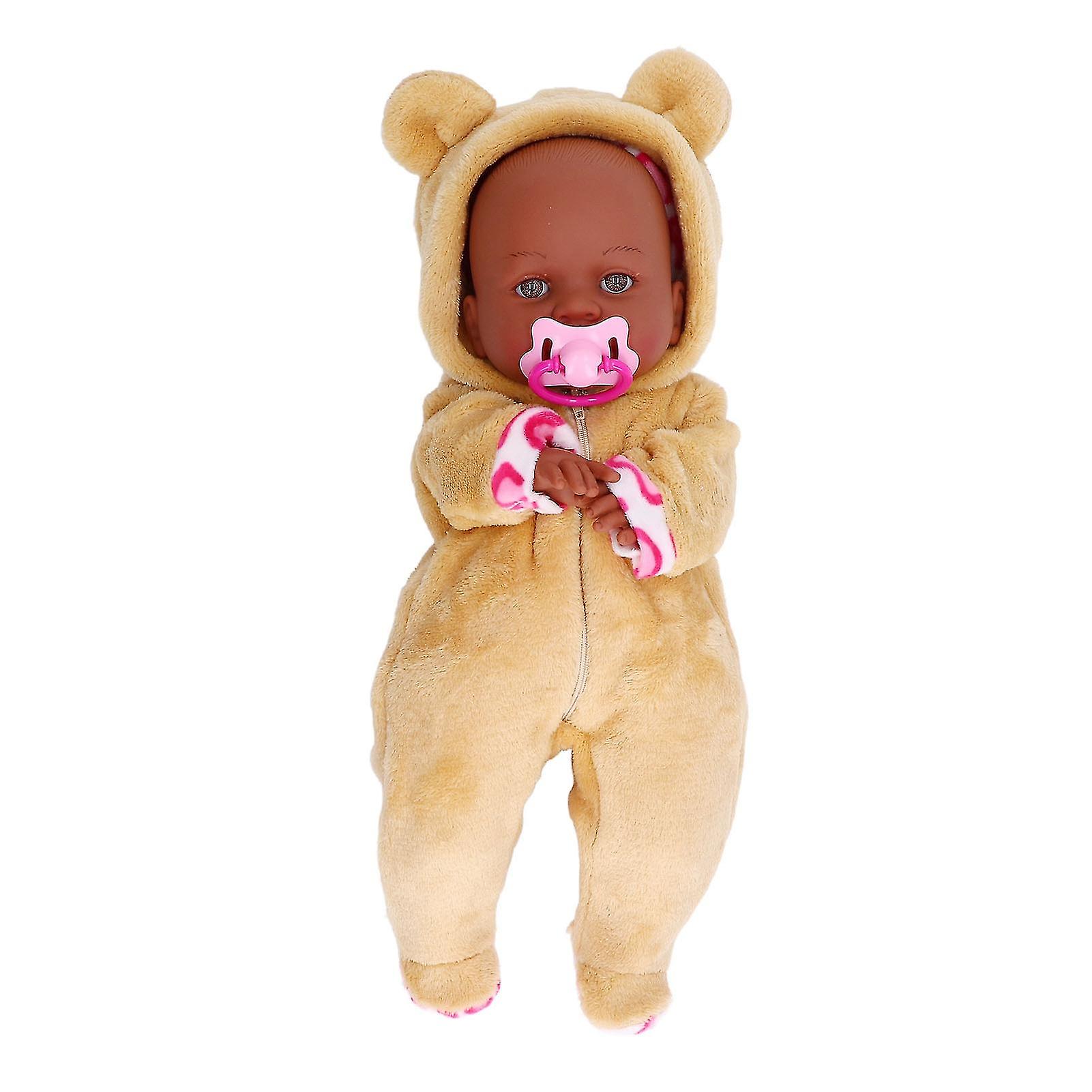 16 Inch Lifelike Newborn Baby Doll Cute Soft Vinyl Doll Toy for Babys Kids Infants