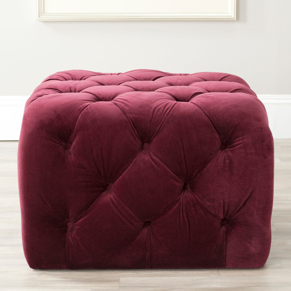 Safavieh Kenan Ottoman   Transitional   Footstools And Ottomans   by Safavieh  Houzz