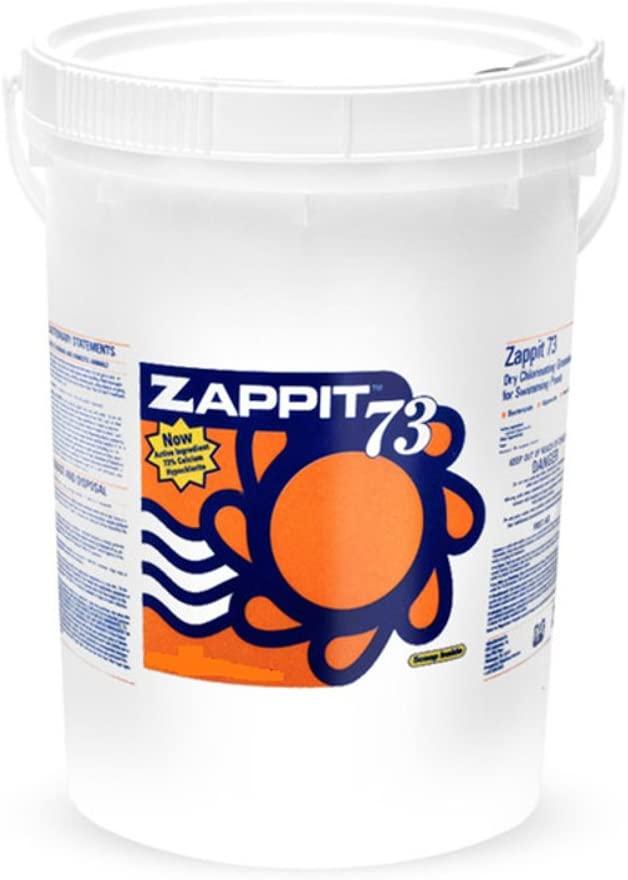 NAZHUA Zappit 73% Cal Hypo Pool Shock – Calcium Hypochlorite Super Shock 50lb