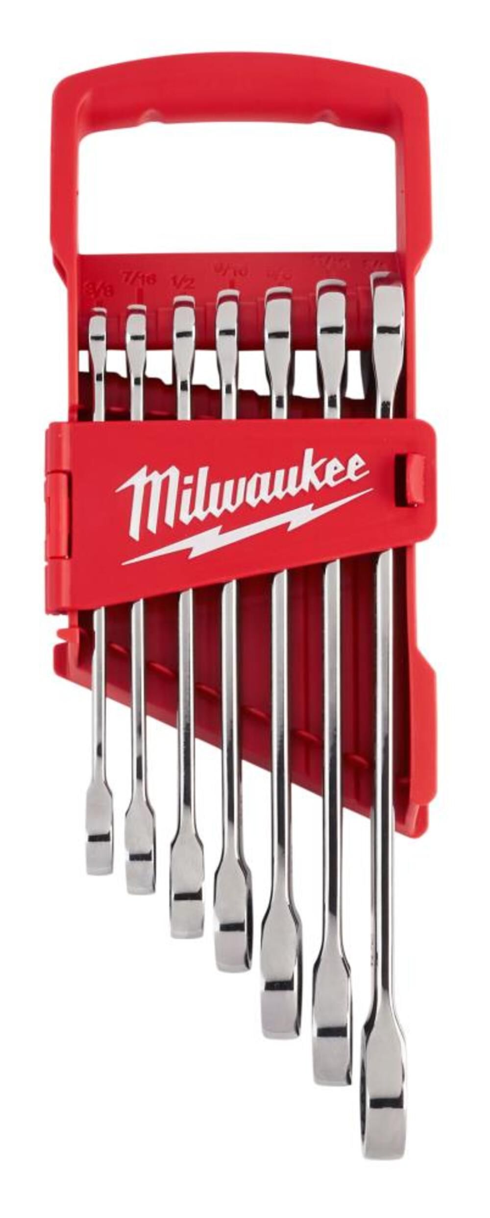 Milwaukee 7pc Ratcheting Combination Wrench Set - SAE 48-22-9406 from Milwaukee