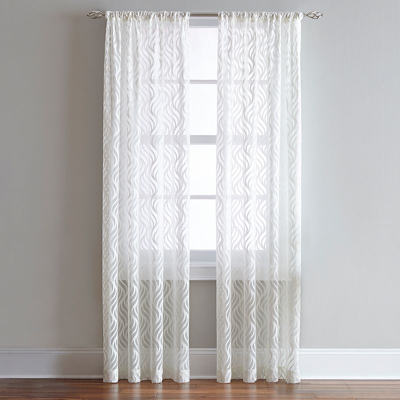 CHF 1-Panel Lyric Sheer Window Curtain