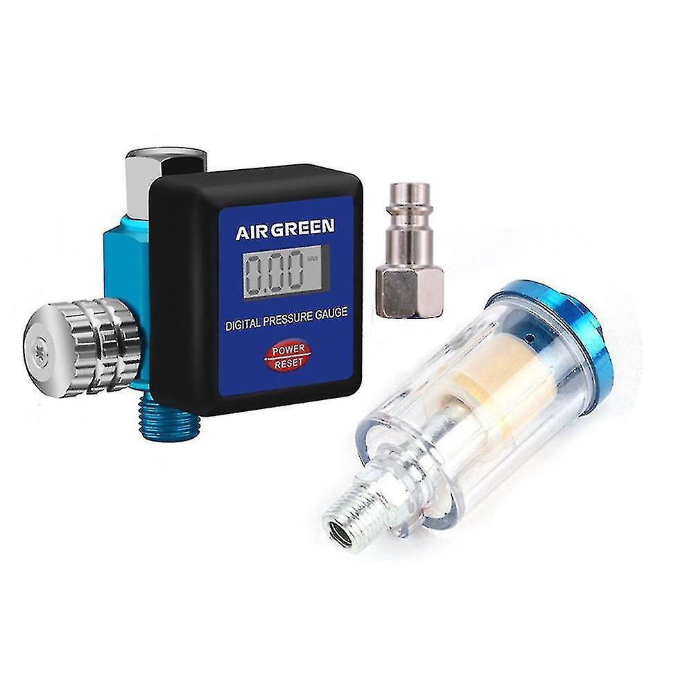 Airbrush Electronic Pressure Regulator Lcd Digital Display