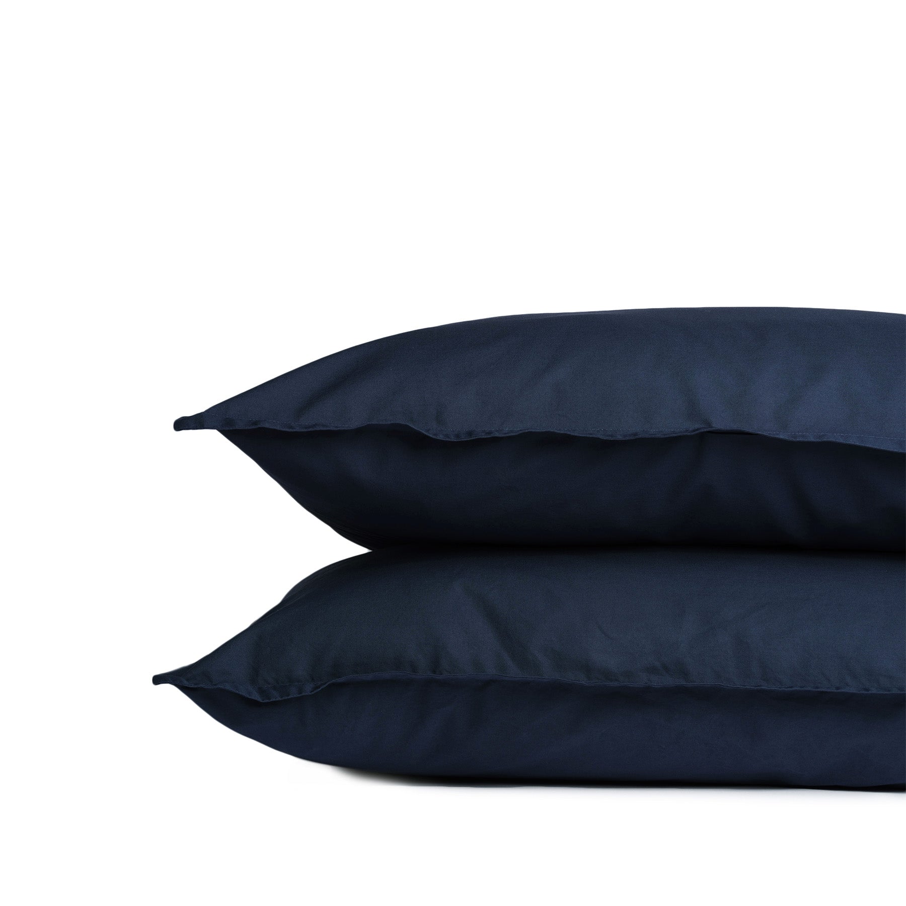 Deep Blue Premium Cotton Pillowcases (Set of 2) - Soft & Luxurious Bedding