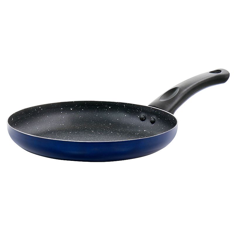 Oster Cocina Luneta 8 Inch Aluminum Nonstick Frying Pan in Blue