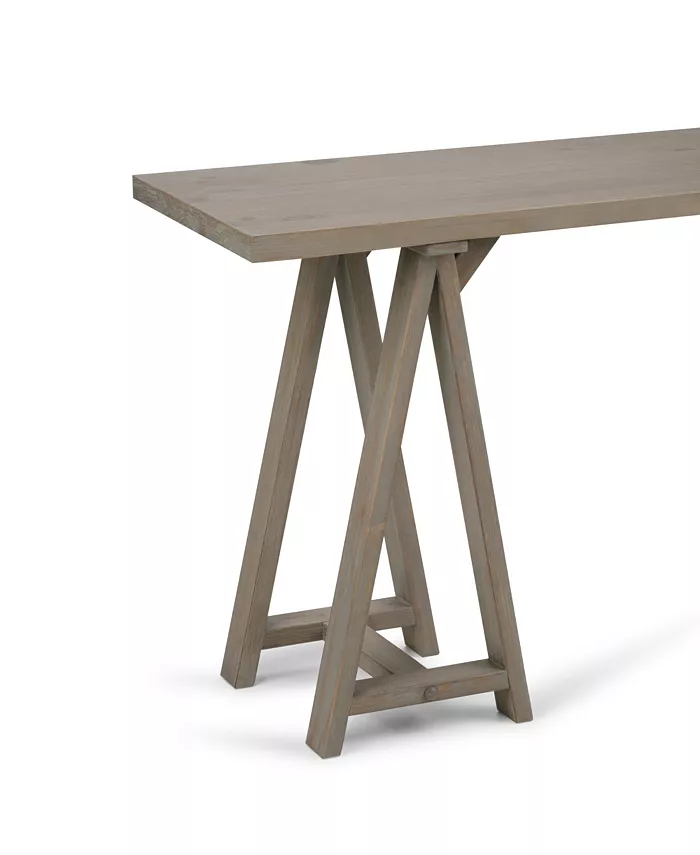 Simpli Home Ramsee Grey Console Table