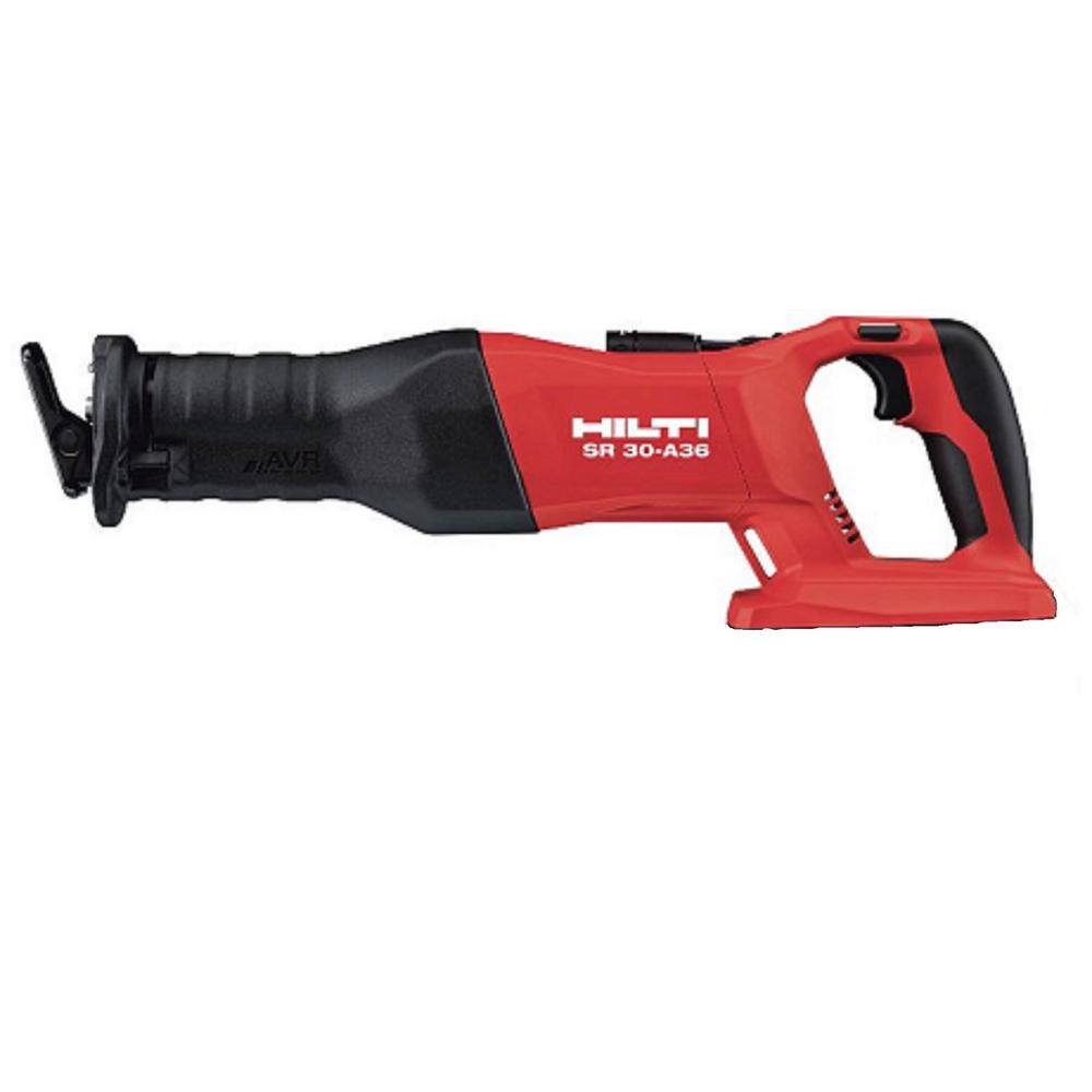 Hilti 36-Volt SR 30A Lithium-Ion Cordless Reciprocating Saw Kit with Two 365.2 Ah Batteries Charger and Bag 3487011