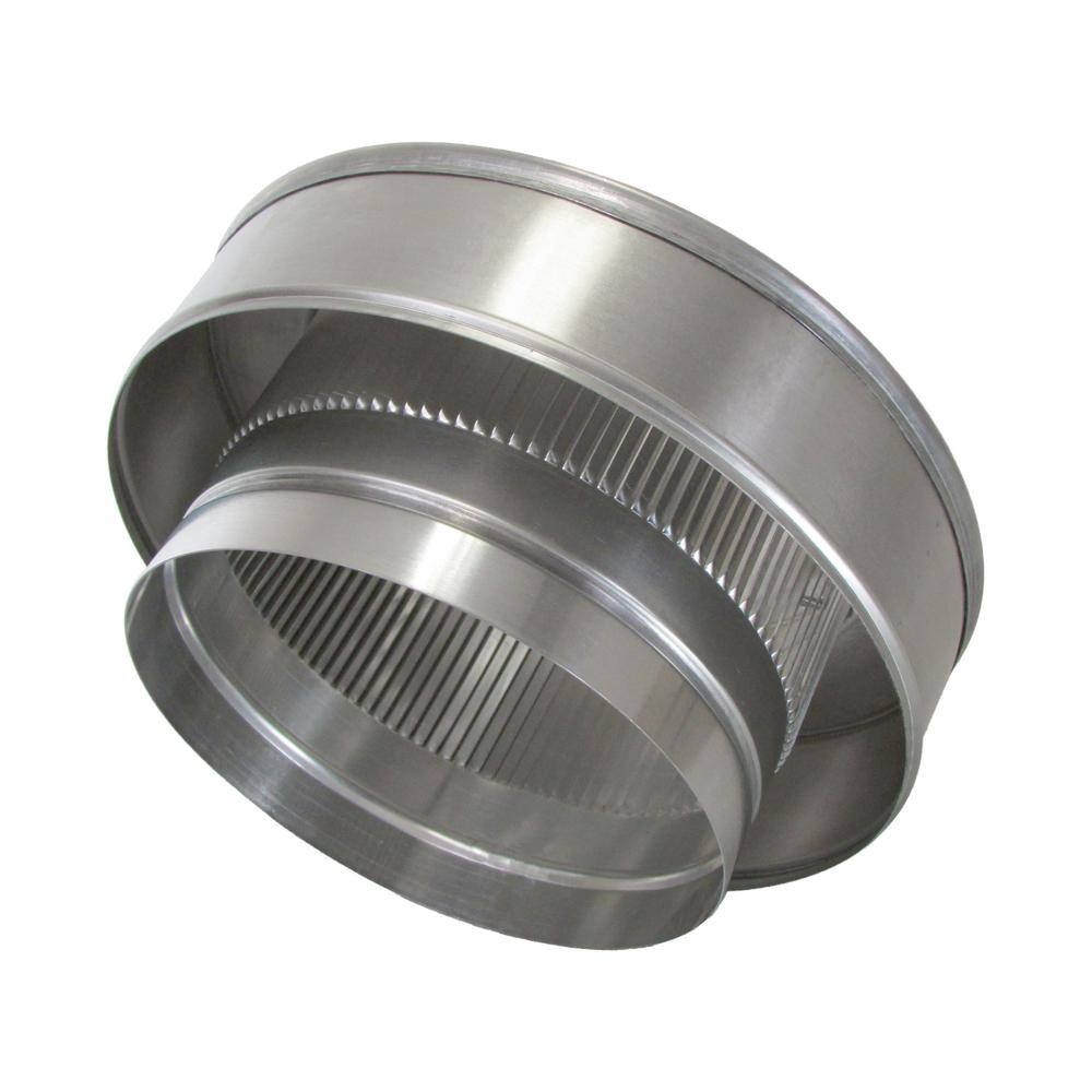 Active Ventilation 7 in. Dia Aluminum Vent Pipe Cap in Mill Finish VPC-7