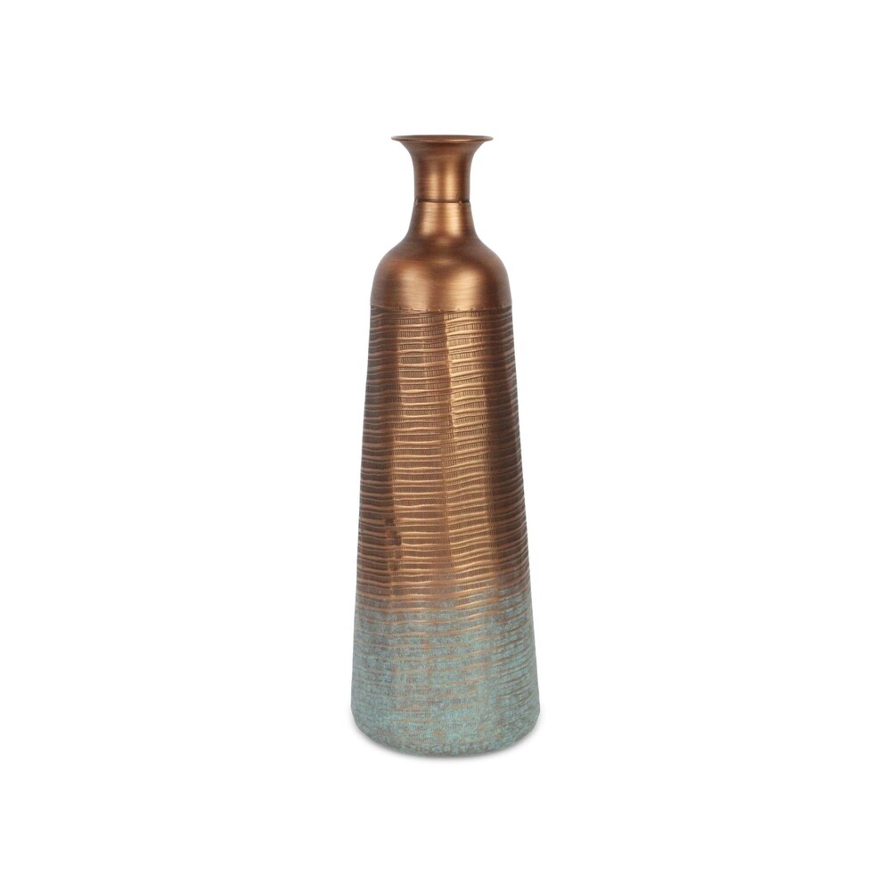 Kyani Copper Metal Large Vase