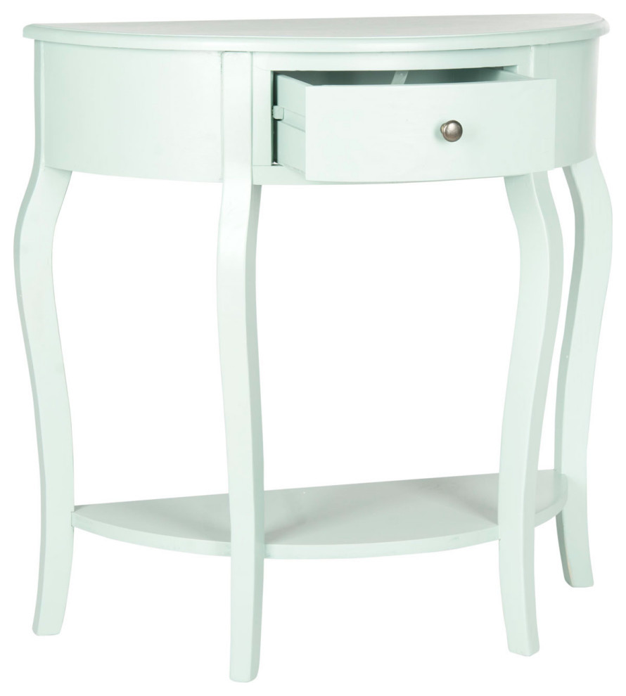 Anna Demilune Small Console Celadon   Transitional   Console Tables   by V.S.D Furniture  Houzz