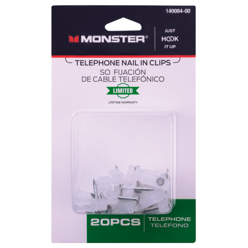 CLIPS NAIL-IN PHONE 20PK