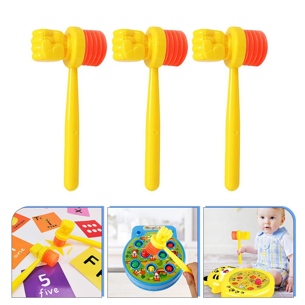 Etereauty Hammer Pounding Kids Gavel Mallet Toys Bench Game Beating Justice Costume Motor Skills Prop Fine Squeaky Hammers Mallets