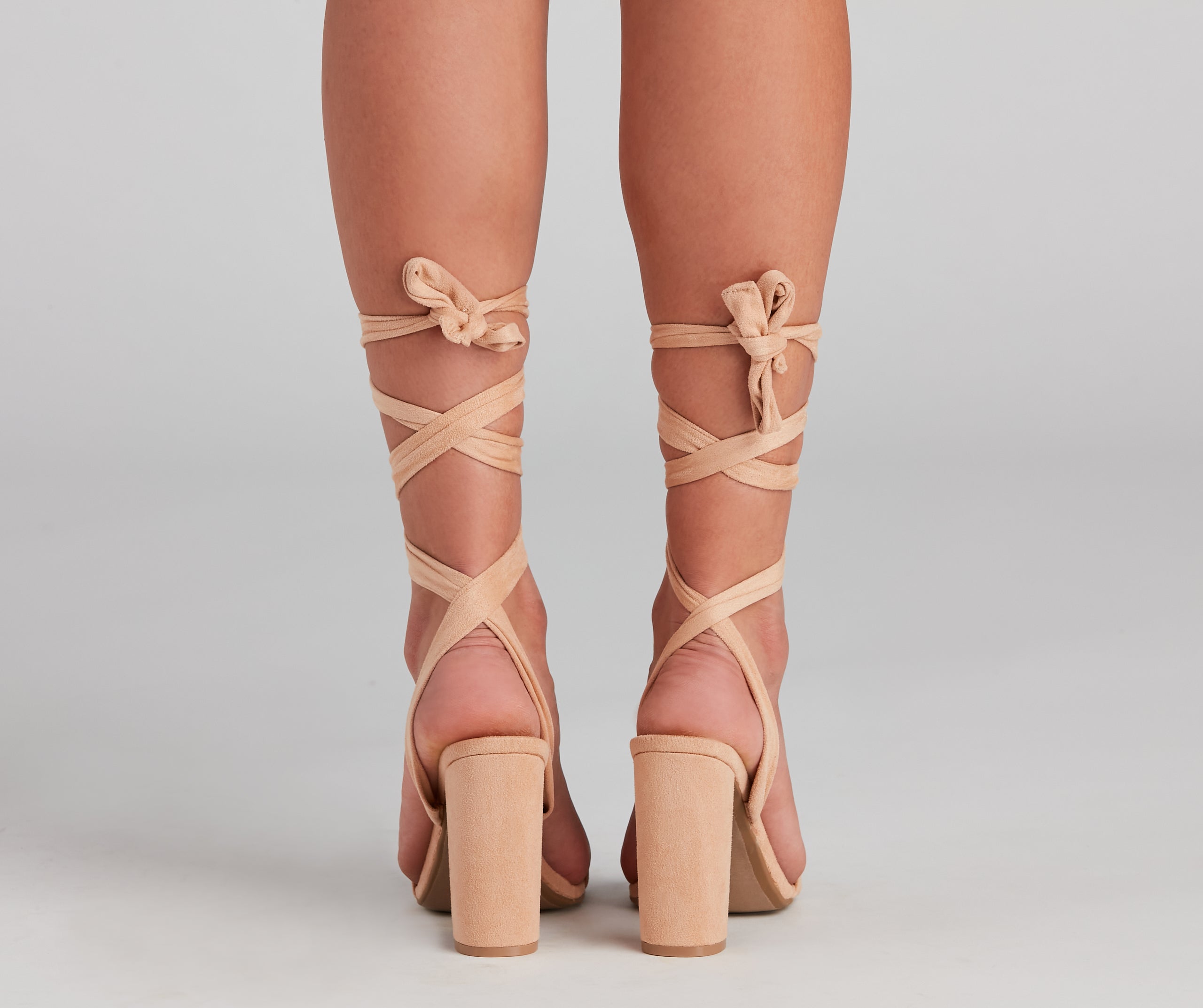 Dancer Spirit Lace-Up Block Heels