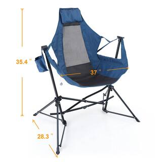 PHI VILLA Oversized Portable Hammock Foldable Camping Chair Heavy-Duty THD-E01CC-208