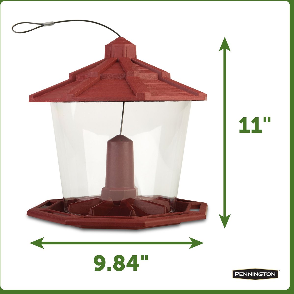 Pennington Earth Smart Recycled Ecozebo Bird Feeder