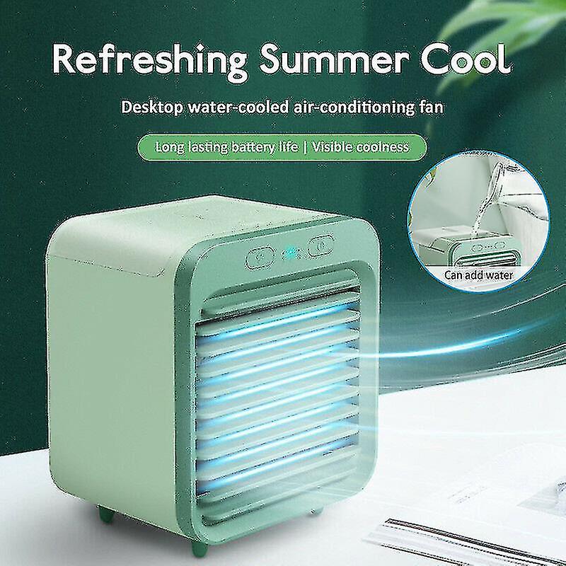 Air Conditioner Personal Desktop Portable Air Cooler Rechargeable Quiet Table Fan For Home Office Pr Sale