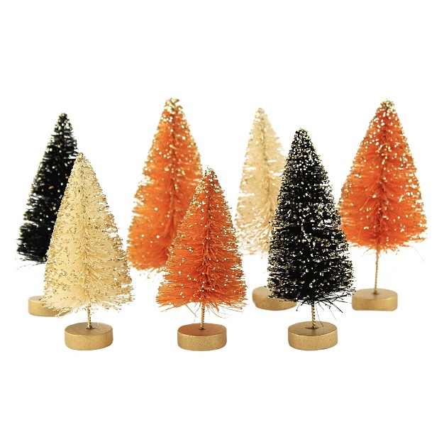 Bethany Lowe Designs Halloween Mini Bottle Brush Tree Set Bethany Lowe Designs Inc Decorative Figurines