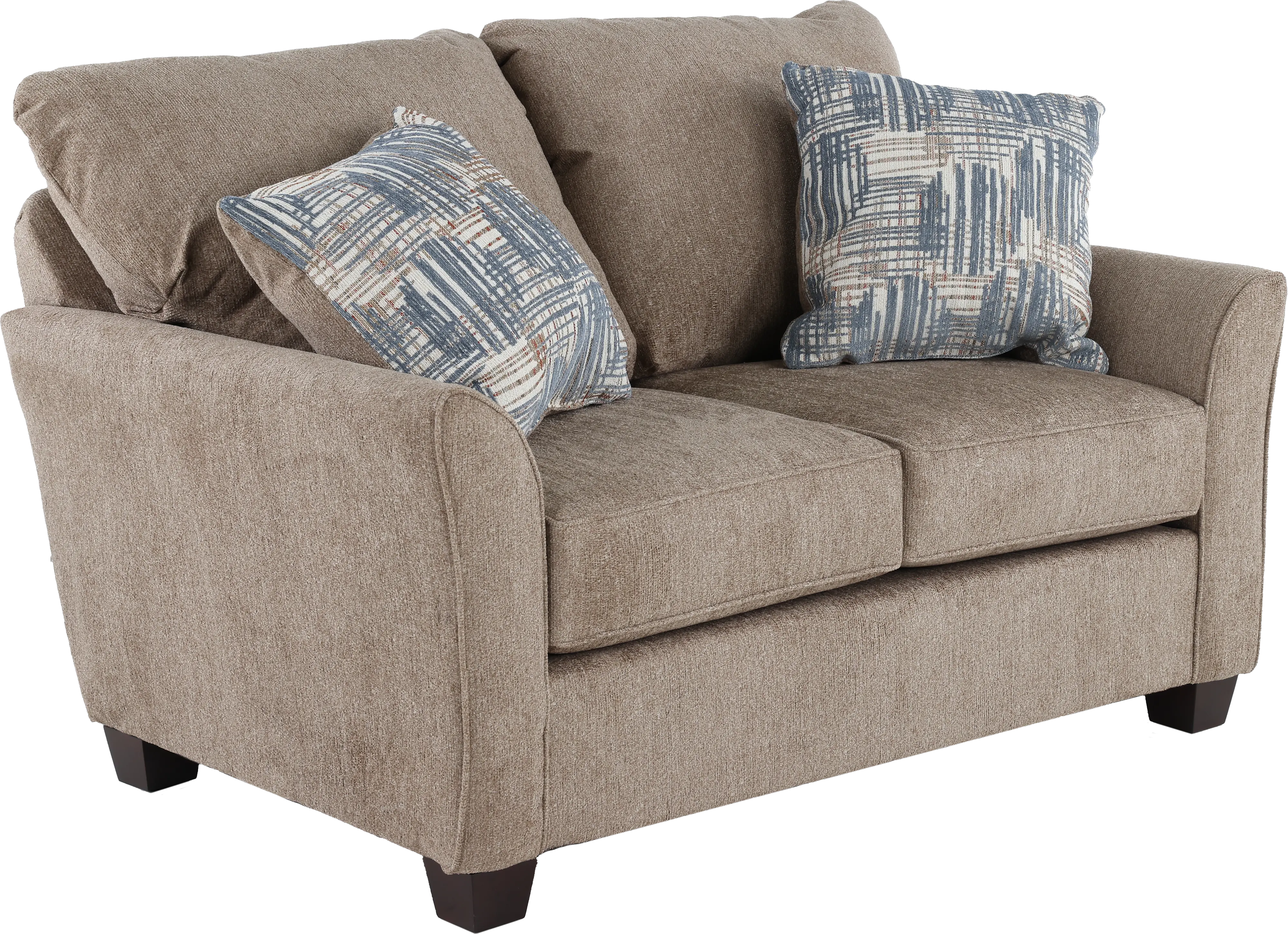 Tara Light Brown Loveseat