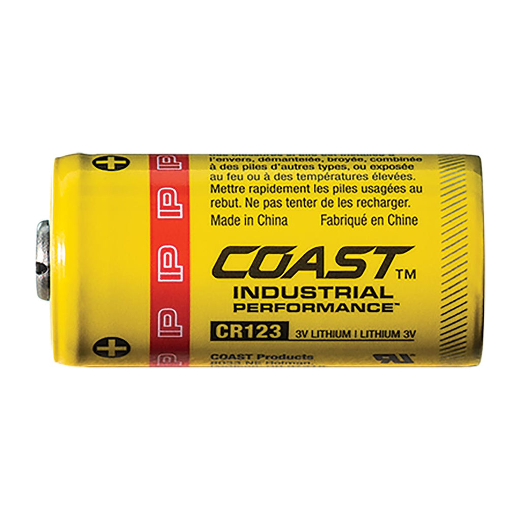 Coast Industrial Performance Lithium Batteries， CR123