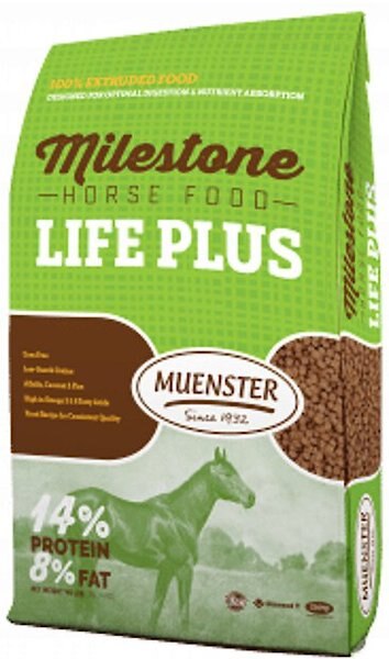 Milestone Life Plus High Fat， Low Starch Horse Feed