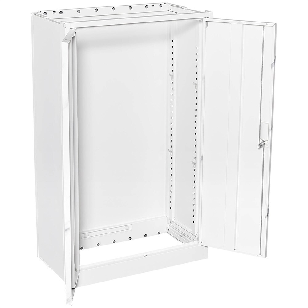 Metal Folding Filing Locker Storage Cabinet with Locking Doors and Adjustable Shelf