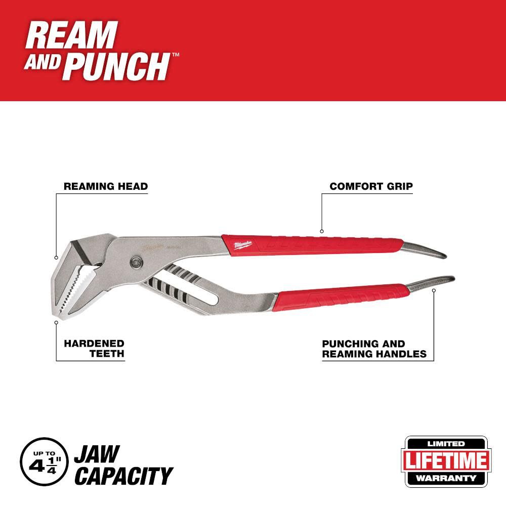 Milwaukee 16 In. Straight-Jaw Pliers 48-22-6316 from Milwaukee