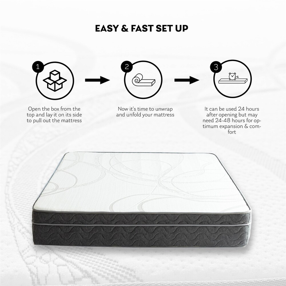 Cooling Gel Infused Memory Foam and Individual Pocket Spring Mattress