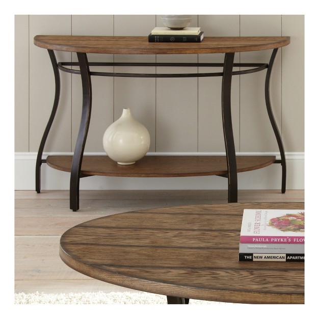 Denise Sofa Table Oak Steve Silver Co