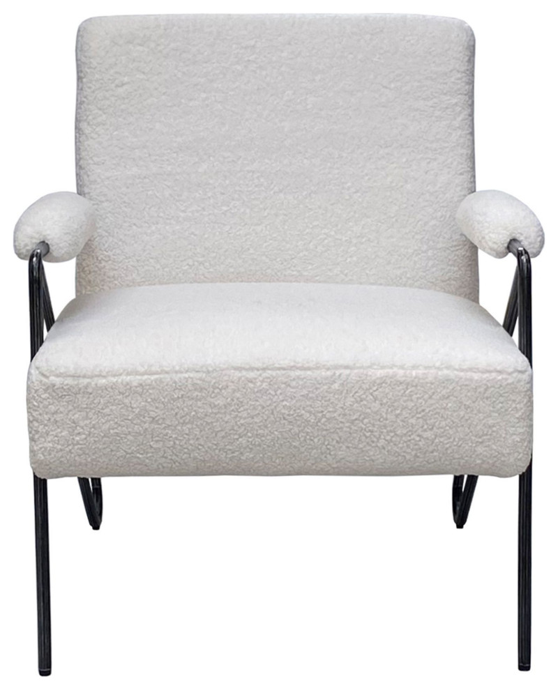 Maelle Club Chair   Midcentury   Armchairs And Accent Chairs   by LH Imports  Houzz