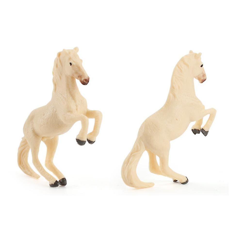 12PCS Mini Action Figures Horse Toy Model Simulation PVC Miniature Horse Animals Toy Playset Educational Toy for Children