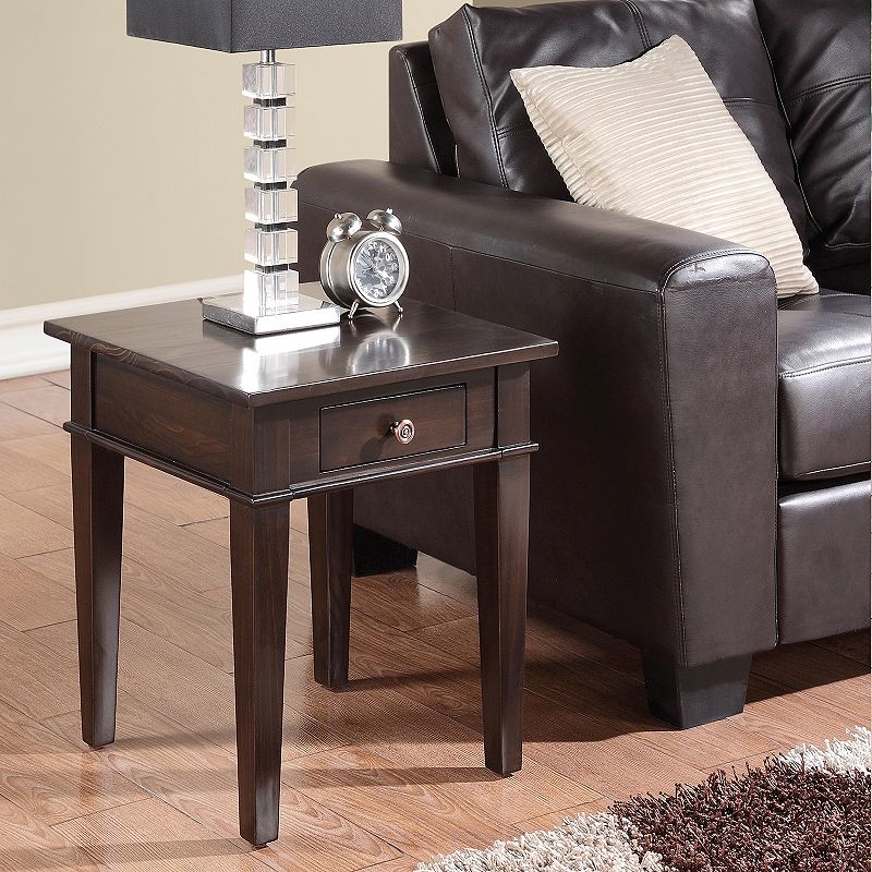 Simpli Home Carlton End Table