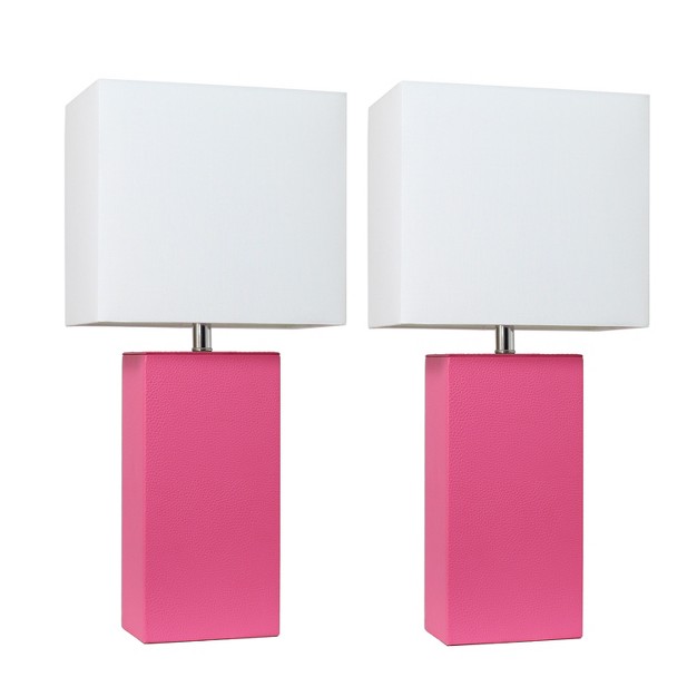 Monaco Avenue Modern Leather Table Lamp Elegant Designs