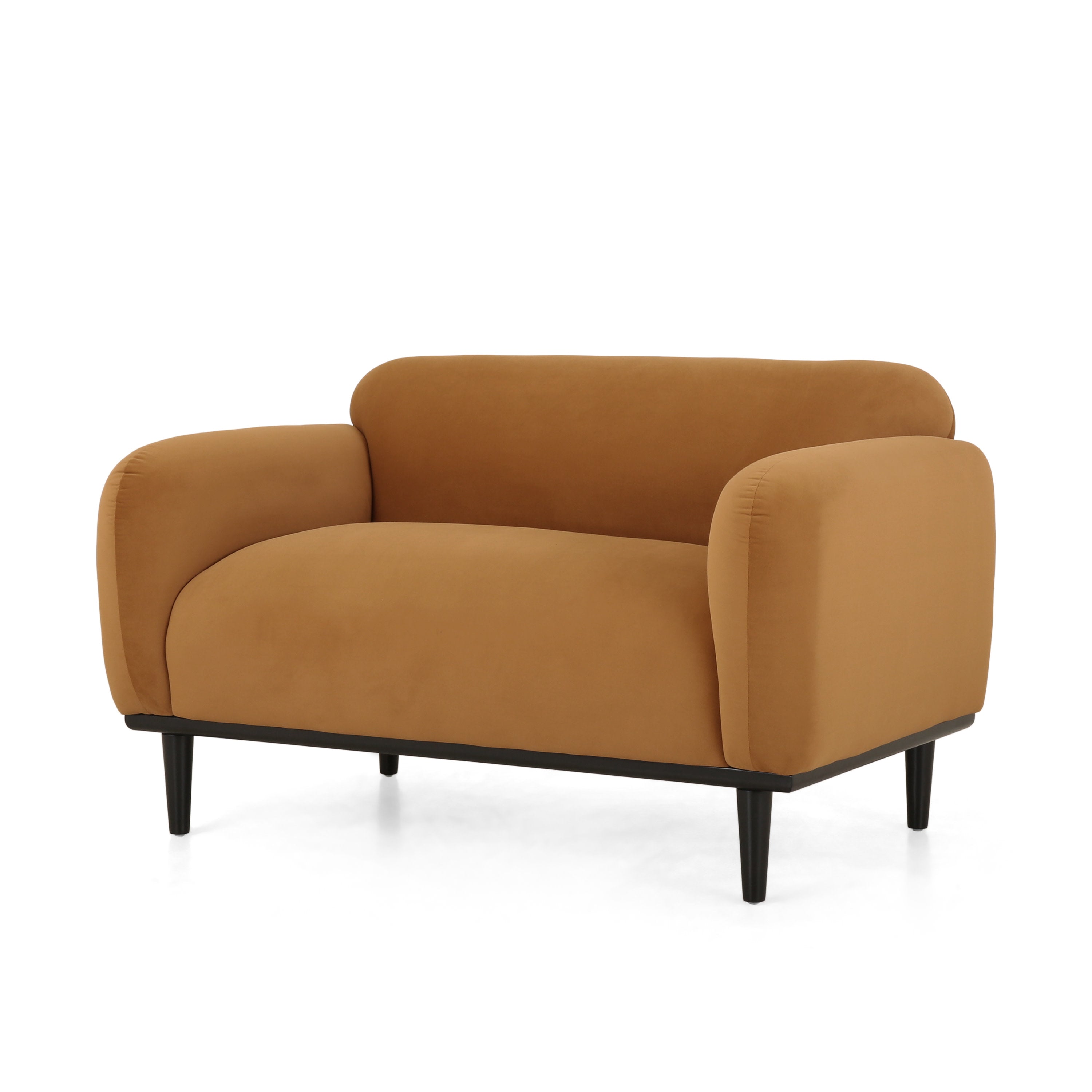 Sandee Contemporary Upholstered Loveseat