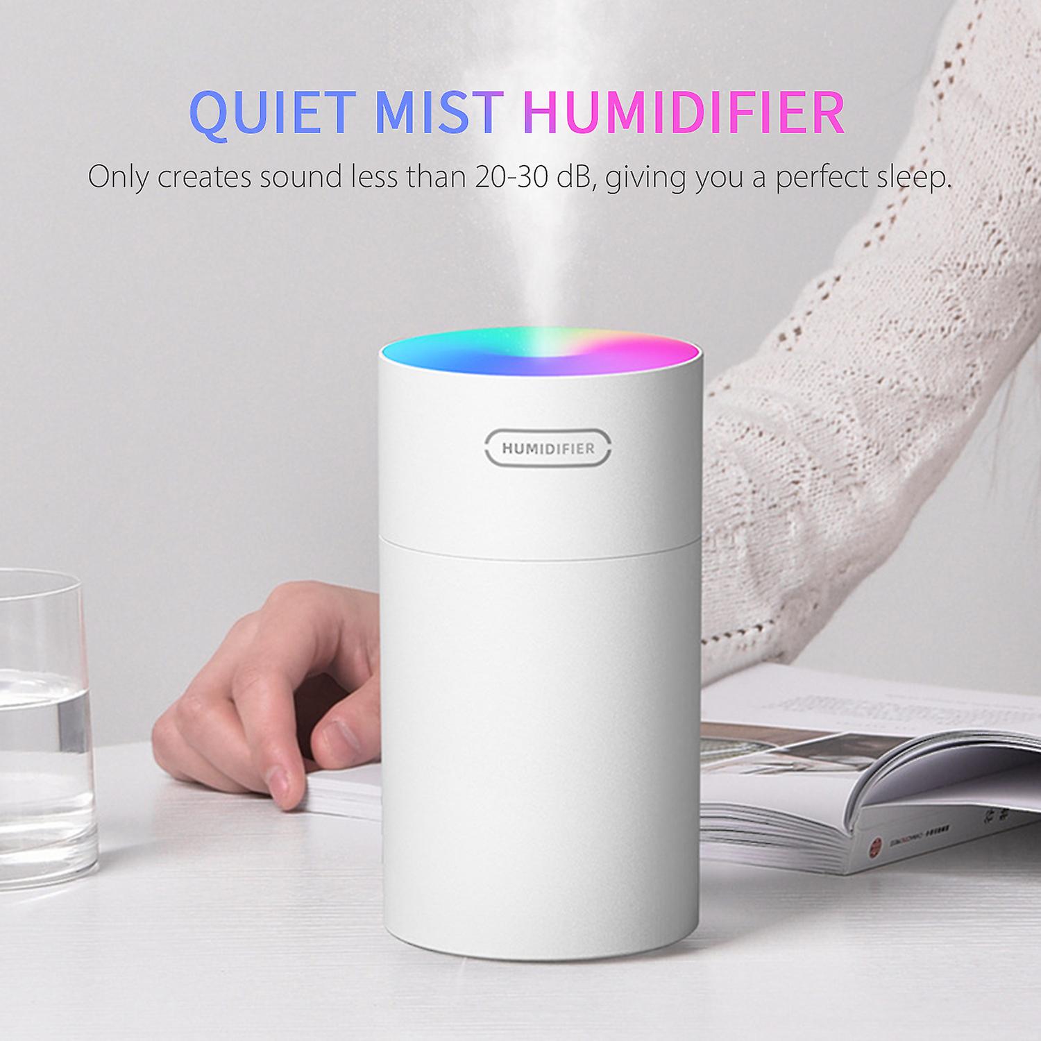 270ml Car Mist Humidifier Diffuser Portable Colorful Night Light Quiet Auto-shut Off Humidifier Essential Oil Diffuser Cool Desktop Usb Powered Humidi