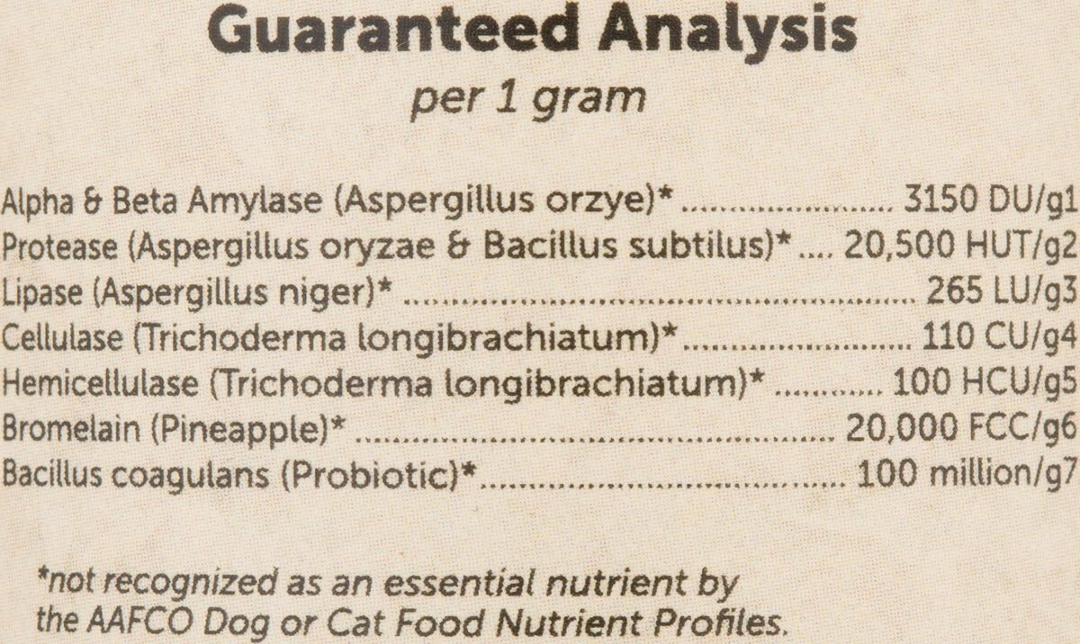 Animal Essentials Plant Enzyme and Probiotics Dog and Cat Supplement