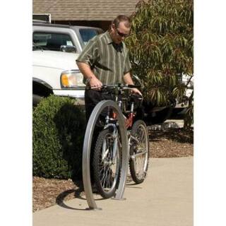 Ultra Play Surface Mounted Commercial Park Horizon Bike Rack 5020SM