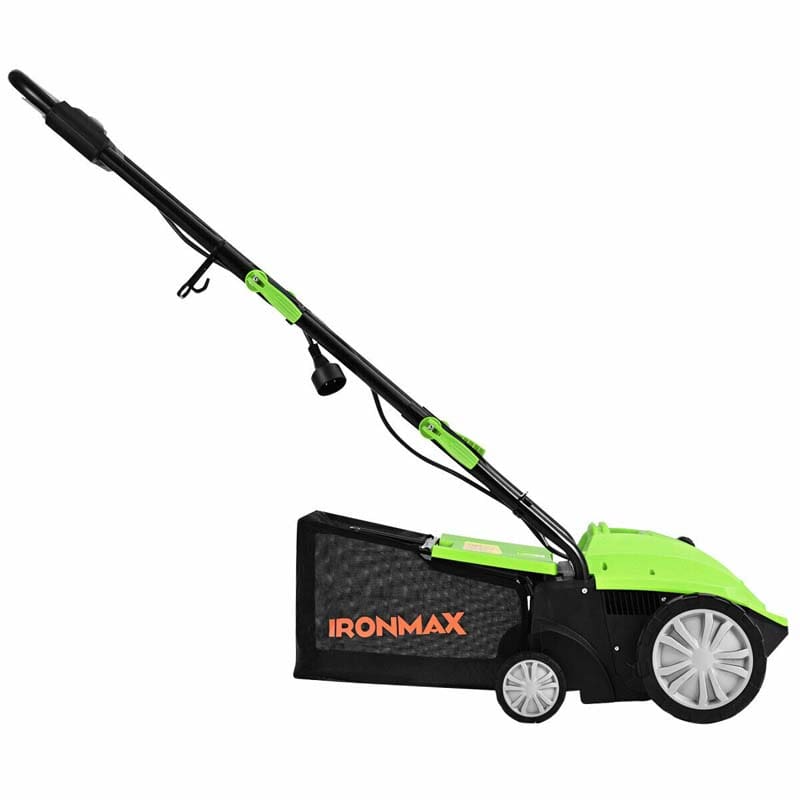 2-in-1 Electric Lawn Dethatcher & Scarifier, 12 Amp 13