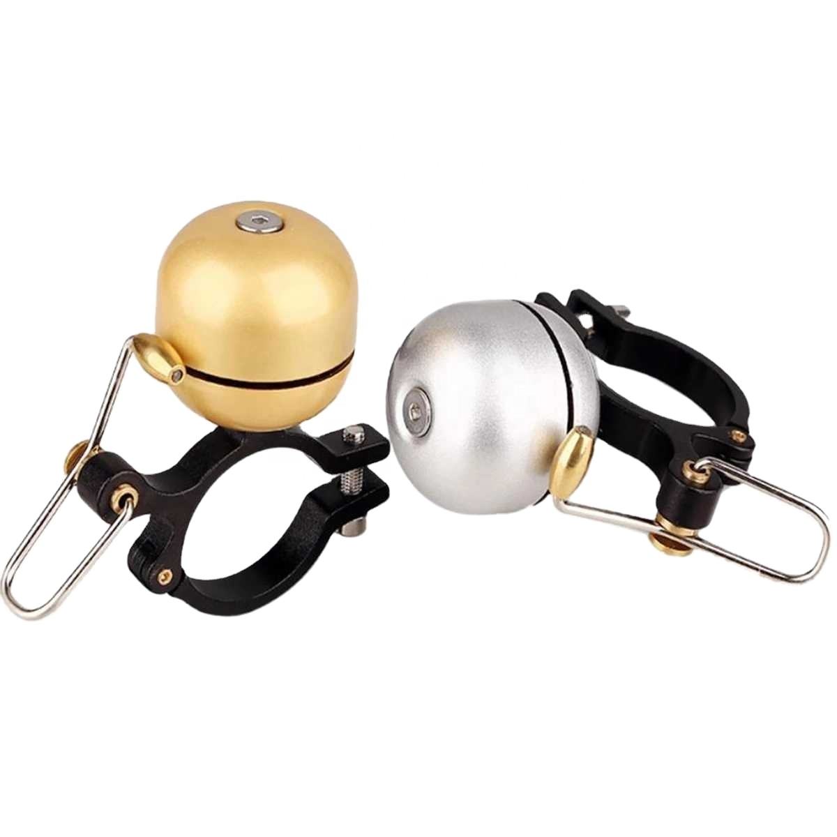 Copper Bell Bicycle Handlebar Metal Ring Retro Cycling Bell Alarm Copper Ring Handlebar Horn For Safety Bike Bell Bike